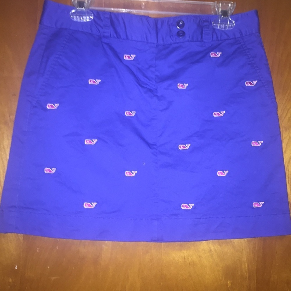 VINEYARD vines blue whale logo skirt size 4